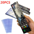 Transparent Shrink Film Bags for Remote Control Protection - Available in Sets of 5, 10, or 20