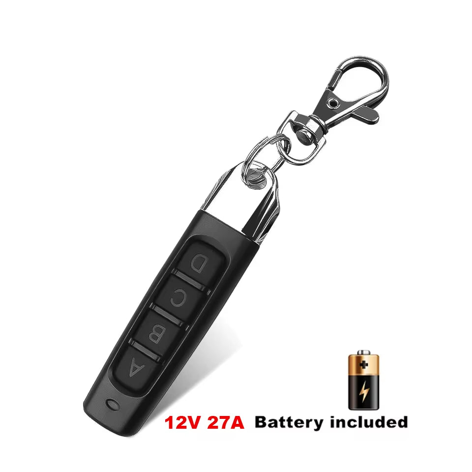 433MHz Remote Control Garage Door Opener with Learning Function and Rolling Code Duplication