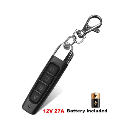 433MHz Remote Control Garage Door Opener with Learning Function and Rolling Code Duplication